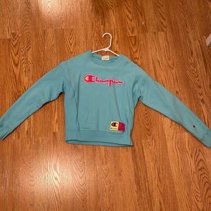 Light blue champion crewneck